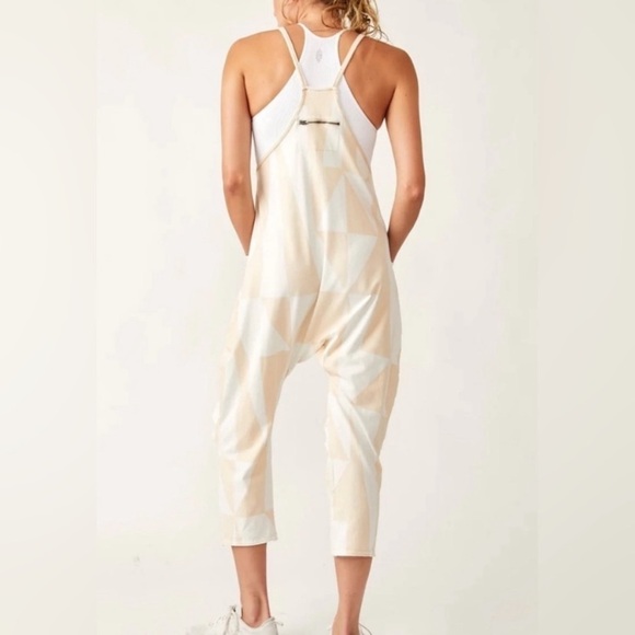 Free People FP Movement Bamboo Printed Combo Hot Shot Onesie Medium - Picture 3 of 8
